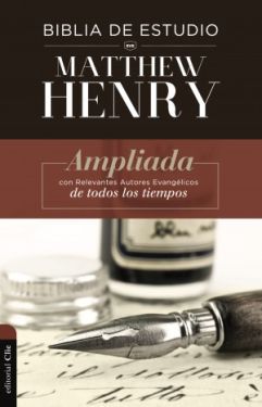 BIBLIA DE ESTUDIO MATTHEW HENRY (Tapa Dura/ sin índice)