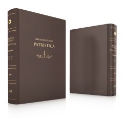 Biblia de Estudio Patrística (Leathersoft Marrón / Con índice)